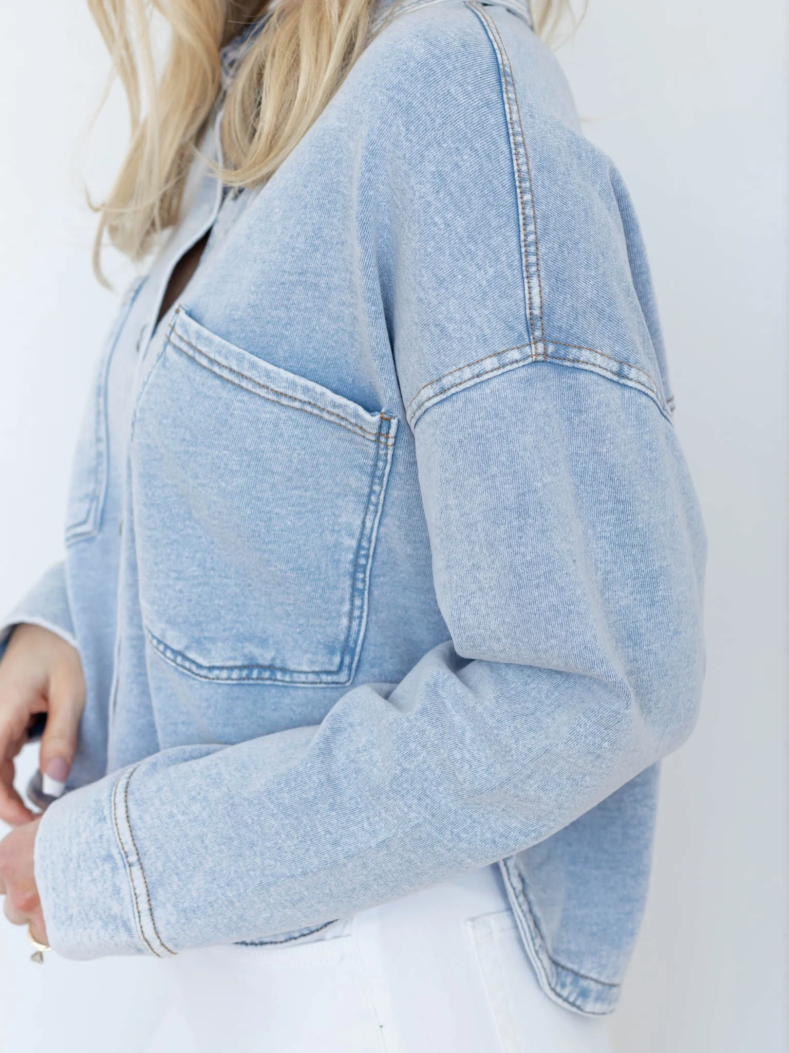 Z Supply Cropped Knit Jacket
